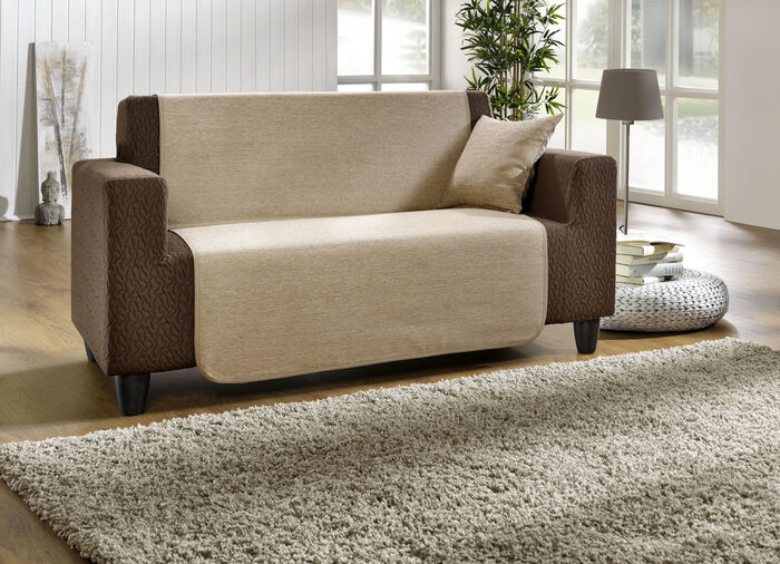 Wohnaccessoires aus hochwertigem Chenille SAND