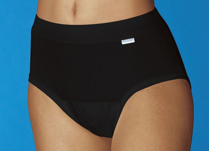 Damen Inkontinenz-Slip SCHWARZ