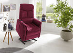 TV-Sessel mit Motor und Aufstehhilfe RUBINROT