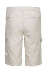 Bermudas mit Cargotaschen in 3 Farben BEIGE