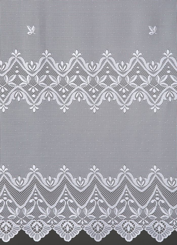 Store Ornament mit Universalschienenband WEISS