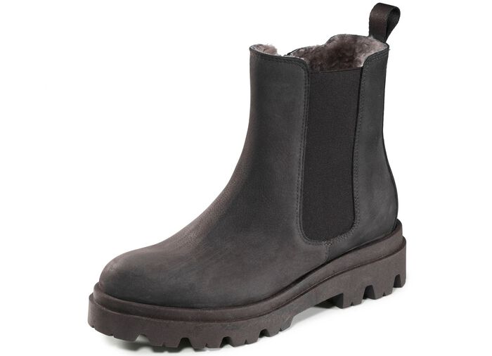 Trendige Stiefelette mit kuscheligem Lammfellfutter 