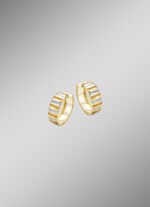 Eleganz in jeder Facette &ndash; Tricolor-Klappcreolen 