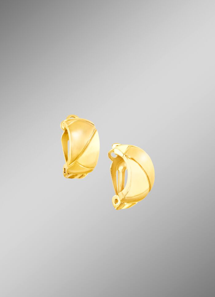 Ohrclips, Hochglanz/satiniert 