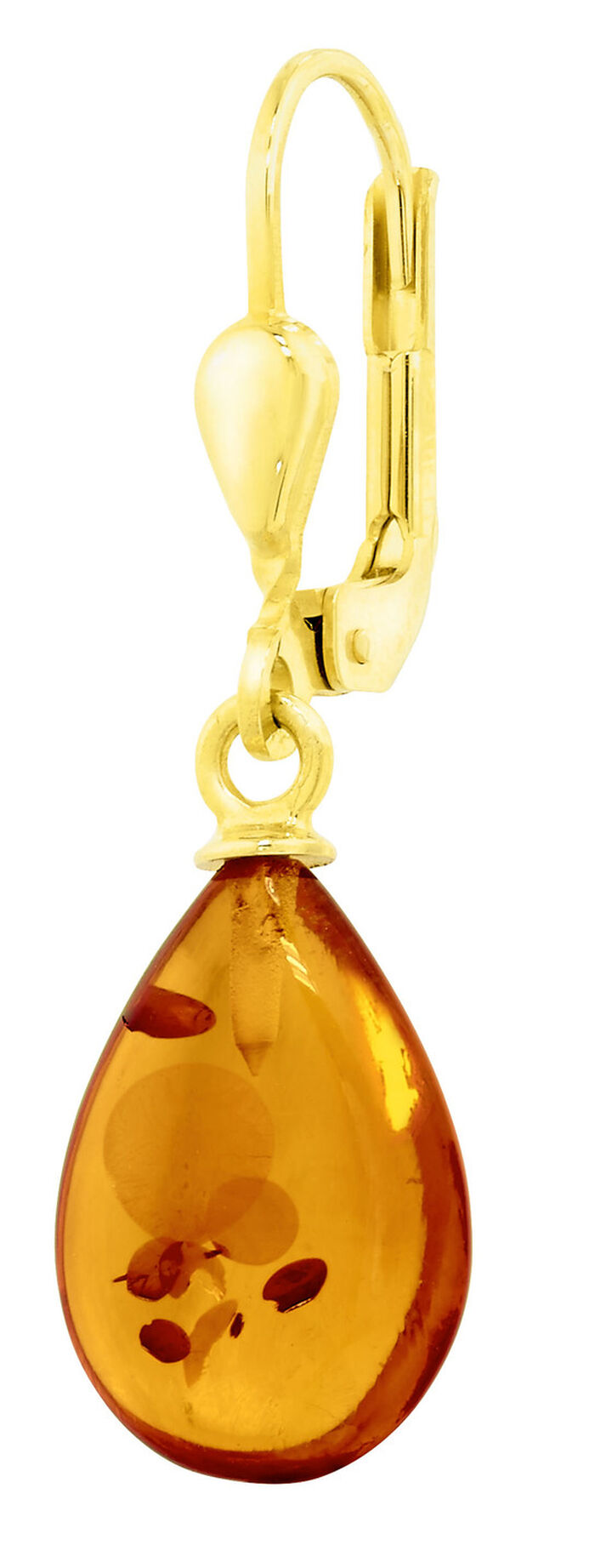 Sch&ouml;ne Ohrringe mit echtem Bernstein 