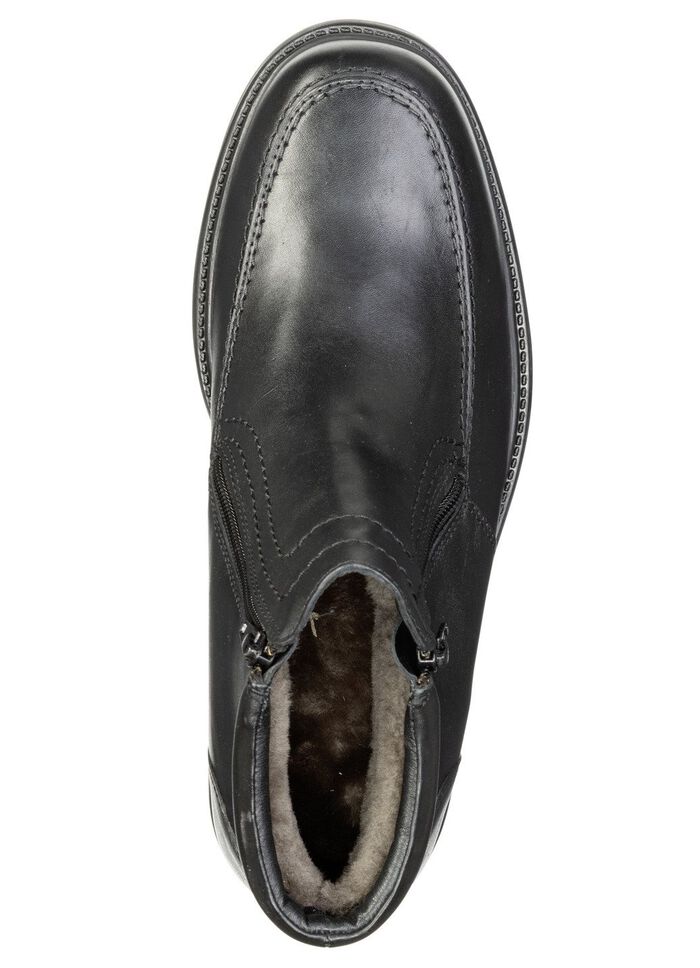 GINO GALANTE, gef&uuml;tterte Herren-Stiefeletten, Winterschuhe, mit Lammfell 