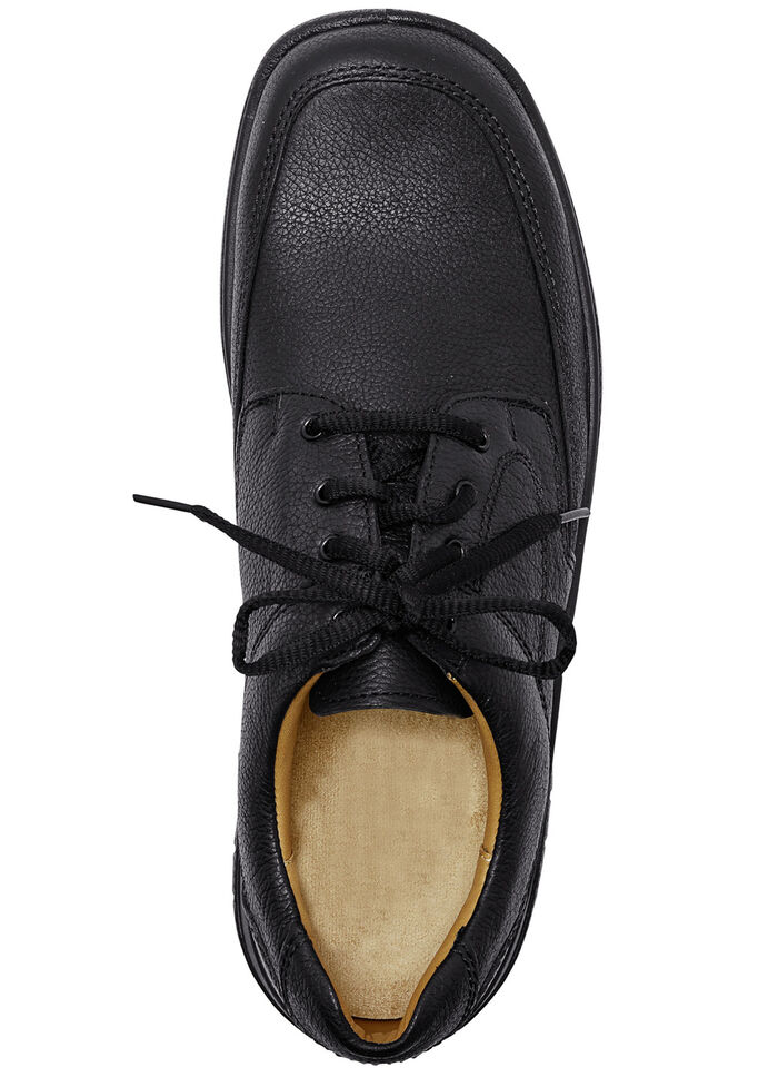 GINO GALANTE, klassische Herren-Schnürschuhe, mit herausnehmbarem Fußbett SCHWARZ