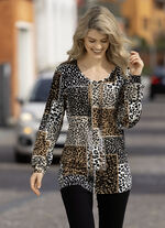 Shirt mit aufwendiger Strasszier 