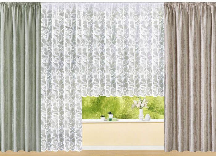 Einzelschal im Marmor-Design TAUPE