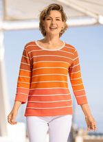 Pullover in Farbverlauf TERRA-ORANGE-MULTICOLOR