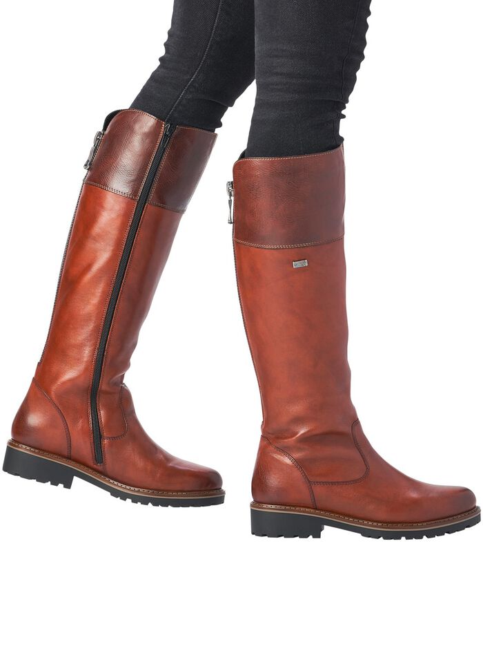Remonte, gef&uuml;tterte Damen-Stiefel, Winterschuhe, Weite G, mit Rei&szlig;verschluss 