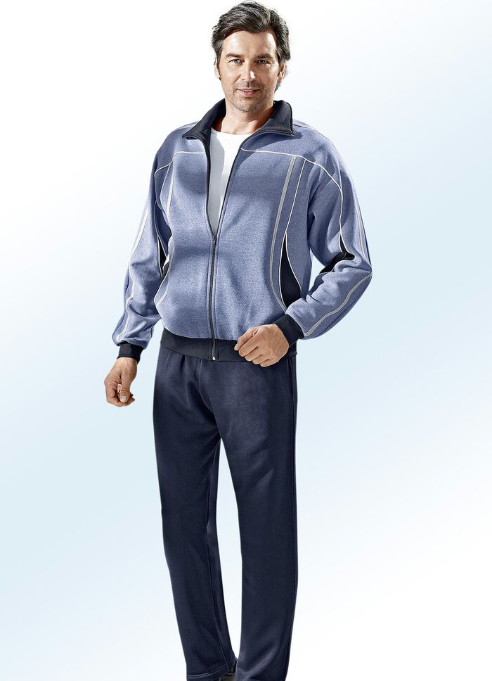 Freizeitanzug mit geraden Beinabschl&uuml;ssen 