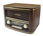 „soundmaster“ Nostalgie-Stereoanlage im Echtholzgehäuse 