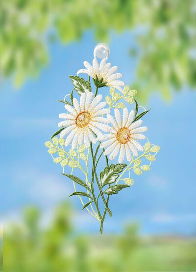 Fr&uuml;hlingshafte Fensterbild 