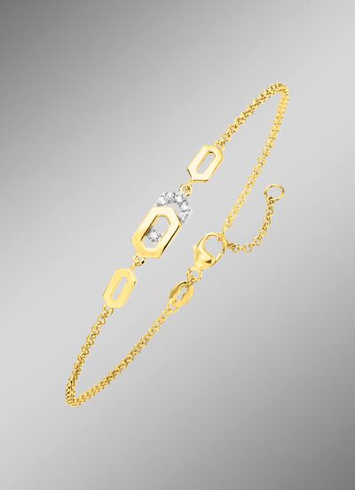 Modernes Armband mit Zirkonia 