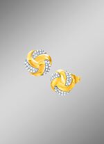 Ohrstecker in Knotenform 