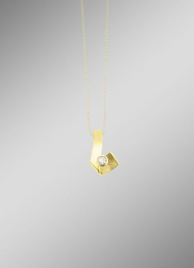 Anh&auml;nger mit Brillant 
