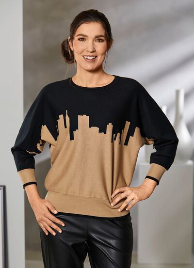 Pullover in weichem Feinstrick 