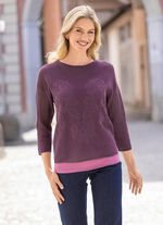 Pullover mit floralem Muster 