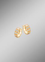 Eleganz in jeder Facette &ndash; Tricolor-Klappcreolen 