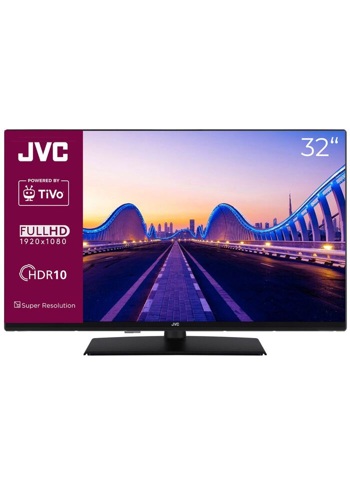 JVC LED-Fernseher mit 3-fach HD-Receiver 