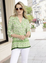 Shirt-Tunika mit Manschetten&auml;rmeln 