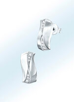 Ohrstecker mit synth. Zirkonia 