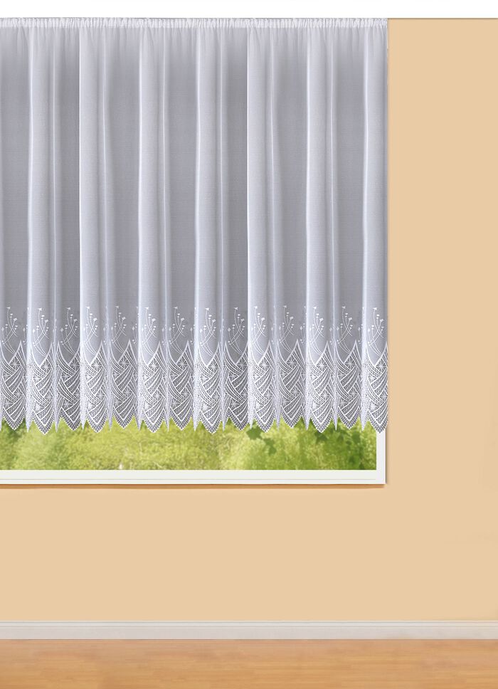 Store Grafik mit Universalschienenband WEISS