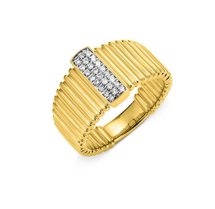 Wundersch&ouml;ner Brillant-Damenring mit 24 Brillanten 