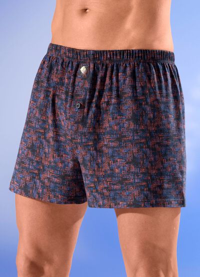 Viererpack Boxershorts mit kn&ouml;pfbarem Eingriff 