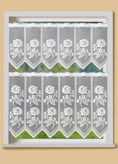 Kurzstore mit gezacktem Abschluss 