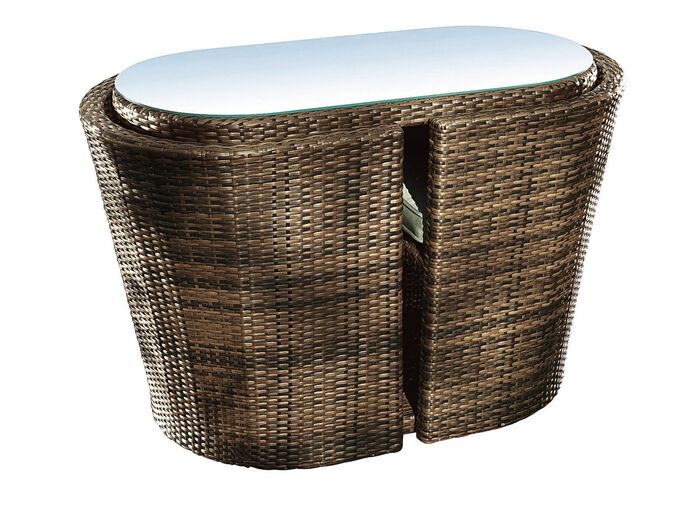 Hartman Balkon-M&ouml;bel, 3-teilig BRAUN