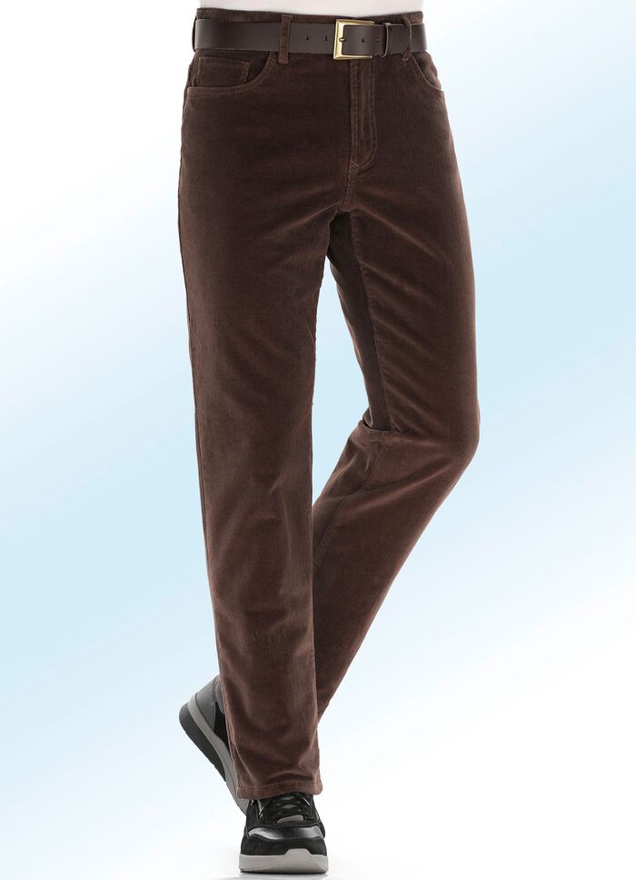 Thermo-Cordhose in 3 Farben DUNKELBRAUN