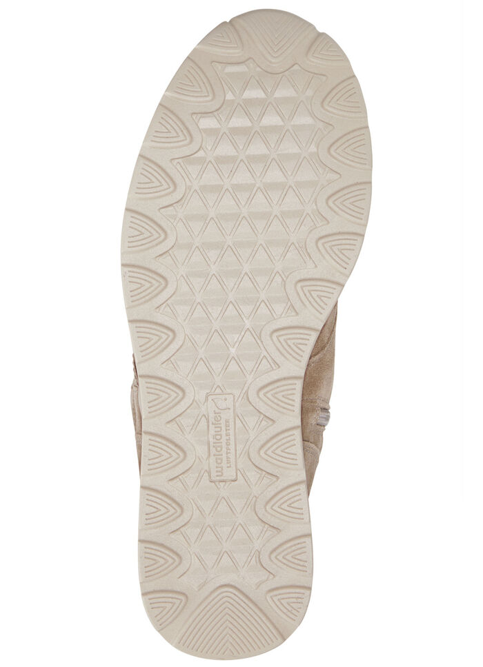 Waldläufer Schnür-Stiefelette mit Innenreißverschluss TAUPE