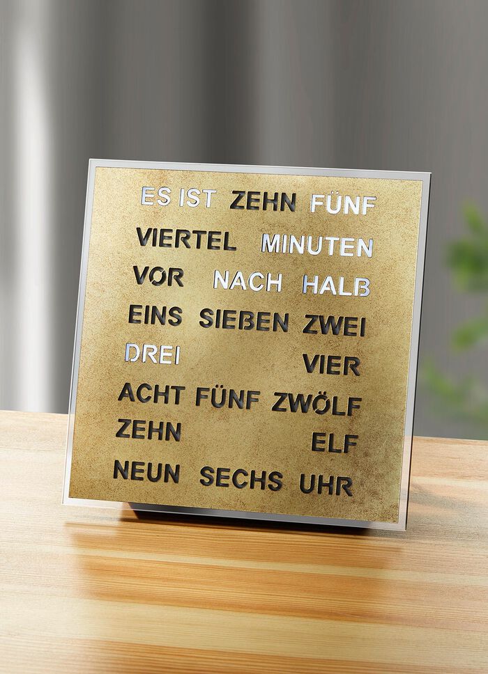 Digitale Tischuhr ohne Zeiger 