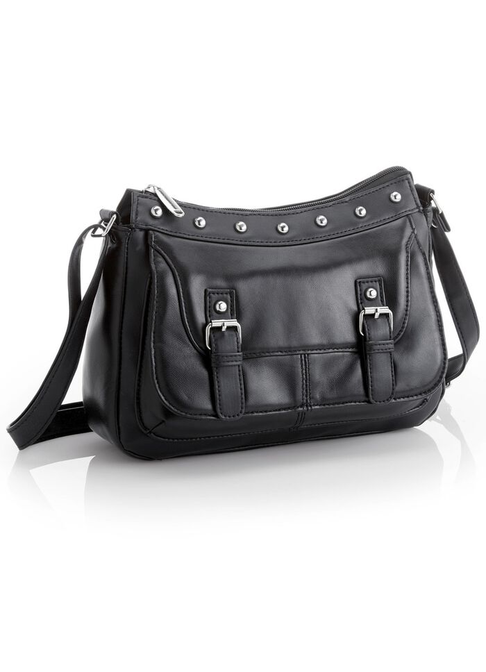 Tasche mit Nietenbesatz SCHWARZ