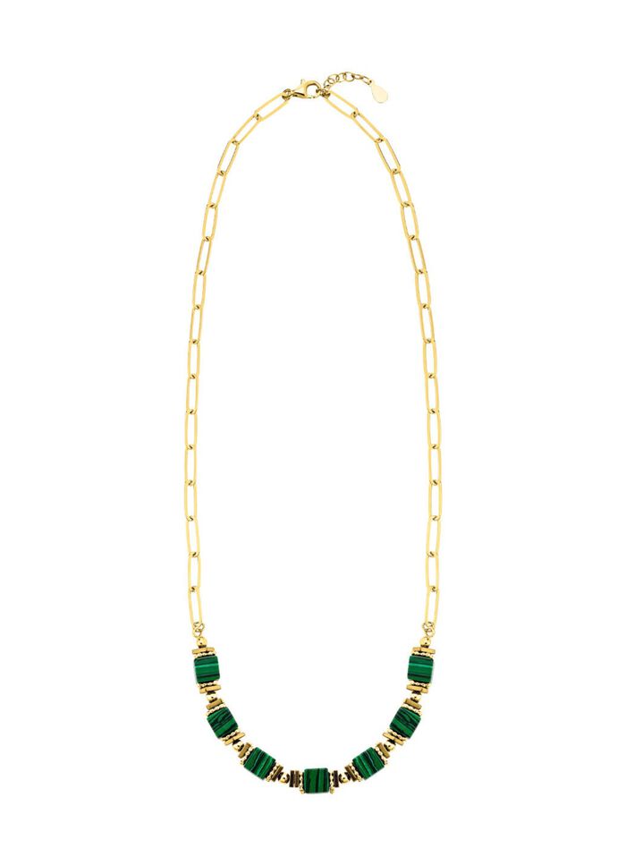 Eleganz trifft auf Moderne &ndash; Garnitur mit synth. Malachit 