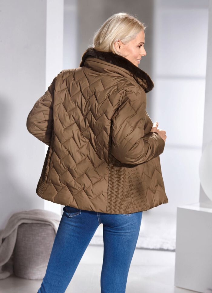 Jacke mit fabelhaftem Zickzack-Stepp 