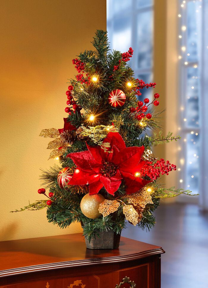 Beleuchteter Tannenbaum mit Timerfunktion 