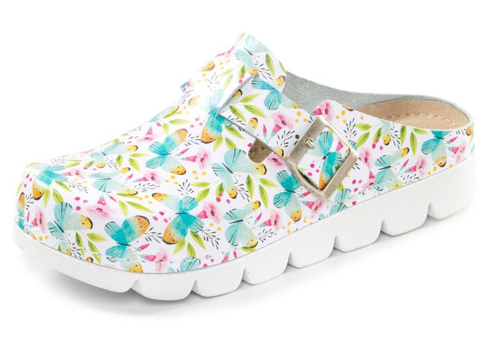 Klassische Damen-Clogs, mit anatomisch, gepolstertem Fu&szlig;bett 