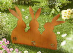 Garten-Stecker Hasen mit Herz 