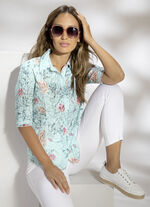 Zart transparente Bluse 