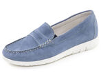 ELENA EDEN, klassische Damen-Slipper, Weite H, mit herausnehmbarem Fußbett JEANS