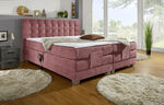 Elektrisch verstellbares Boxspringbett mit Topper ROSA