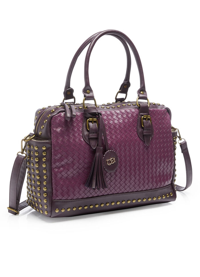 Collezione Alessandro Tasche mit trendigen Ziernieten BORDEAUX