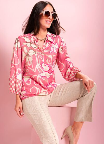 Bluse mit Knopfleiste 