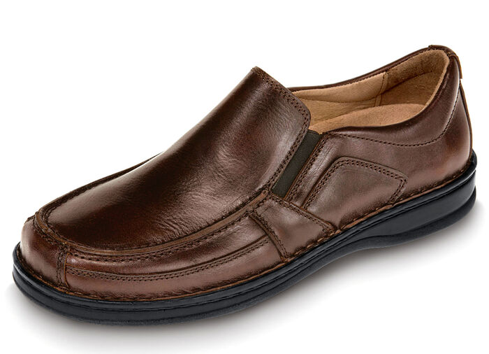 Gemini Slipper mit praktischen Gummizügen KASTANIE