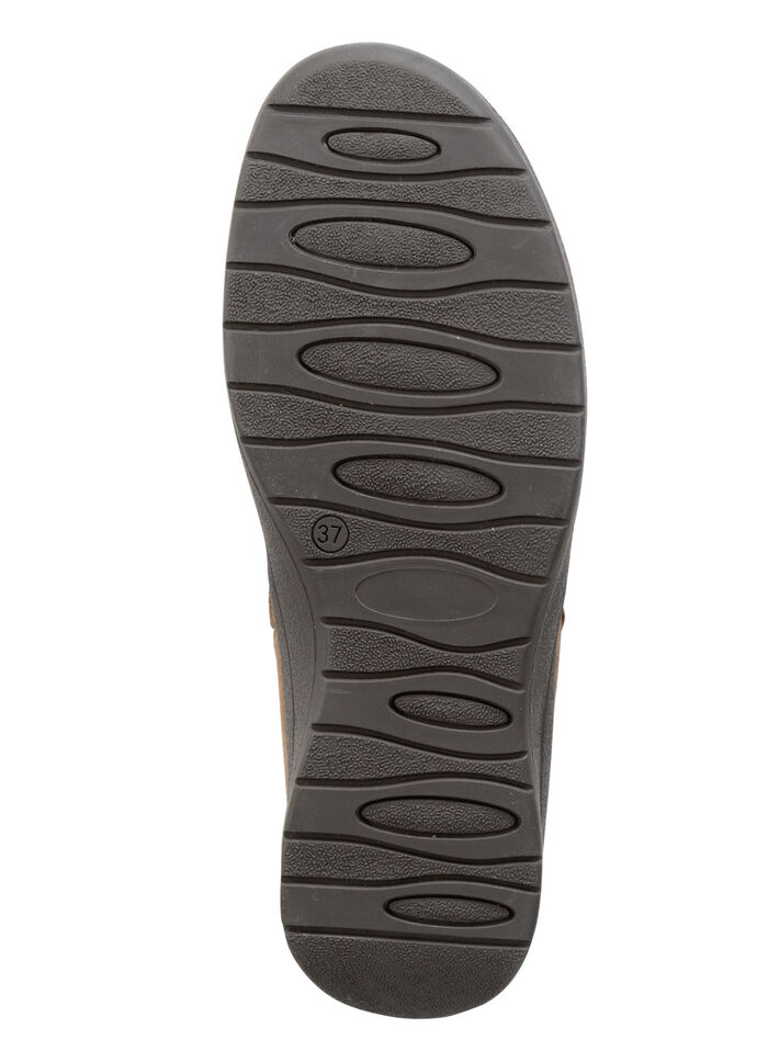 ELENA EDEN, atmungsaktive Damen-Boots, Weite H, mit herausnehmbarem Fußbett COGNAC