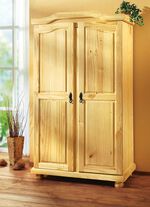 Kleiderschrank aus massiver Kiefer NATUR