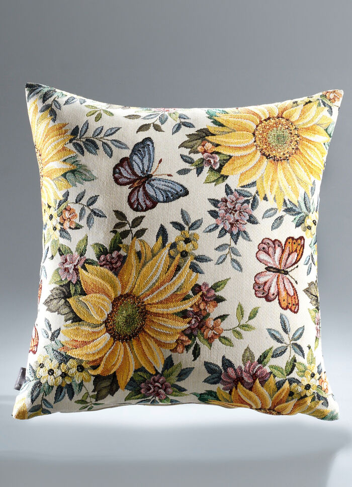 Tisch- und Raumdekoration mit Sonnenblumen-Dessin BUNT